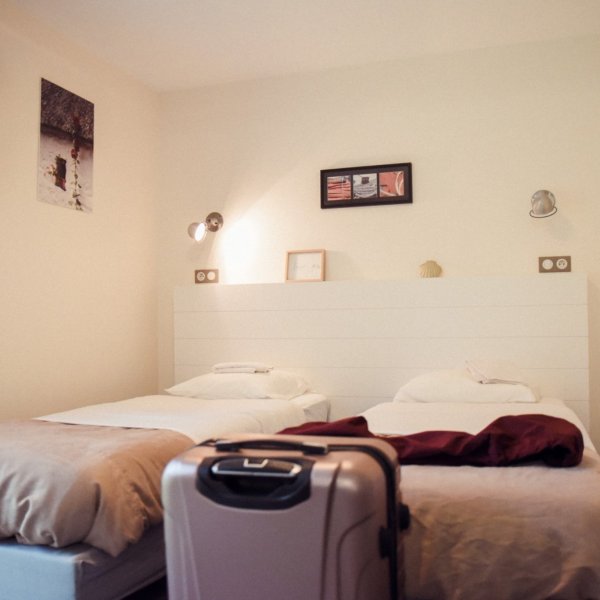 Grandes chambres Gîte Steren Ar Mor